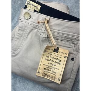 Democracy Jeans “Ab” Technology Skinny Ankle Tan Stretch Booty Lift NWT Size 10